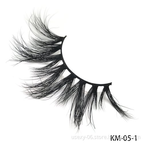 Free Eyelashes Samples Private Label Mink Eyelashes 25mm 3D Mink Eyelash Vendor With Custom Packaging